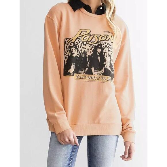 Vinyl Icons Womens Poison Graphic Pullover Crewneck Sweatshirt Size Small, NEW - Picture 1 of 8